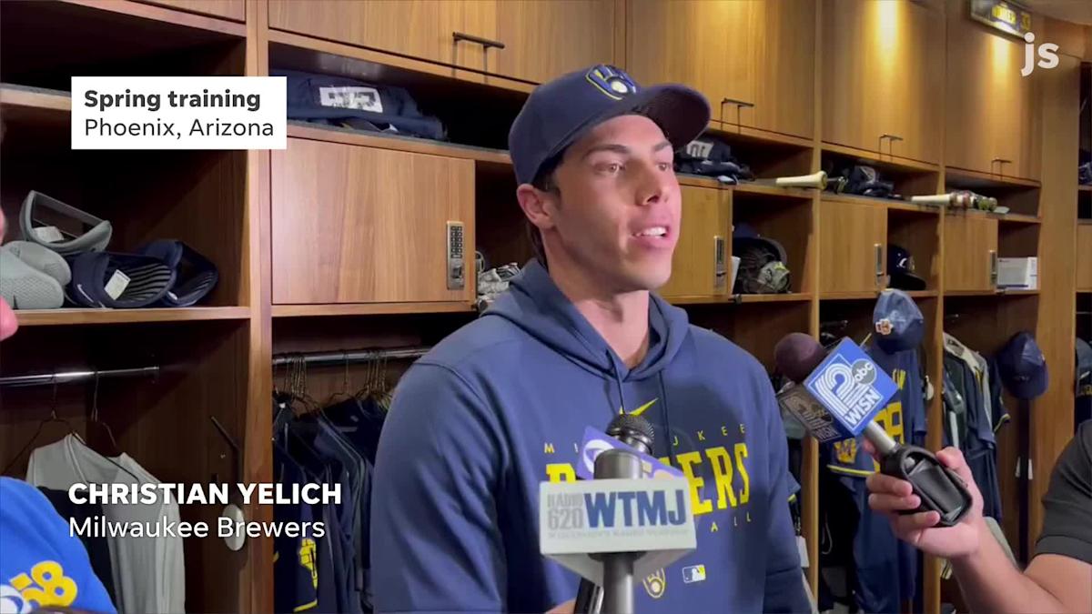 Christian Yelich's Spring Training Debut After Back Surgery Recovery Christian Yelich's Spring Training Debut After Back Surgery Recovery