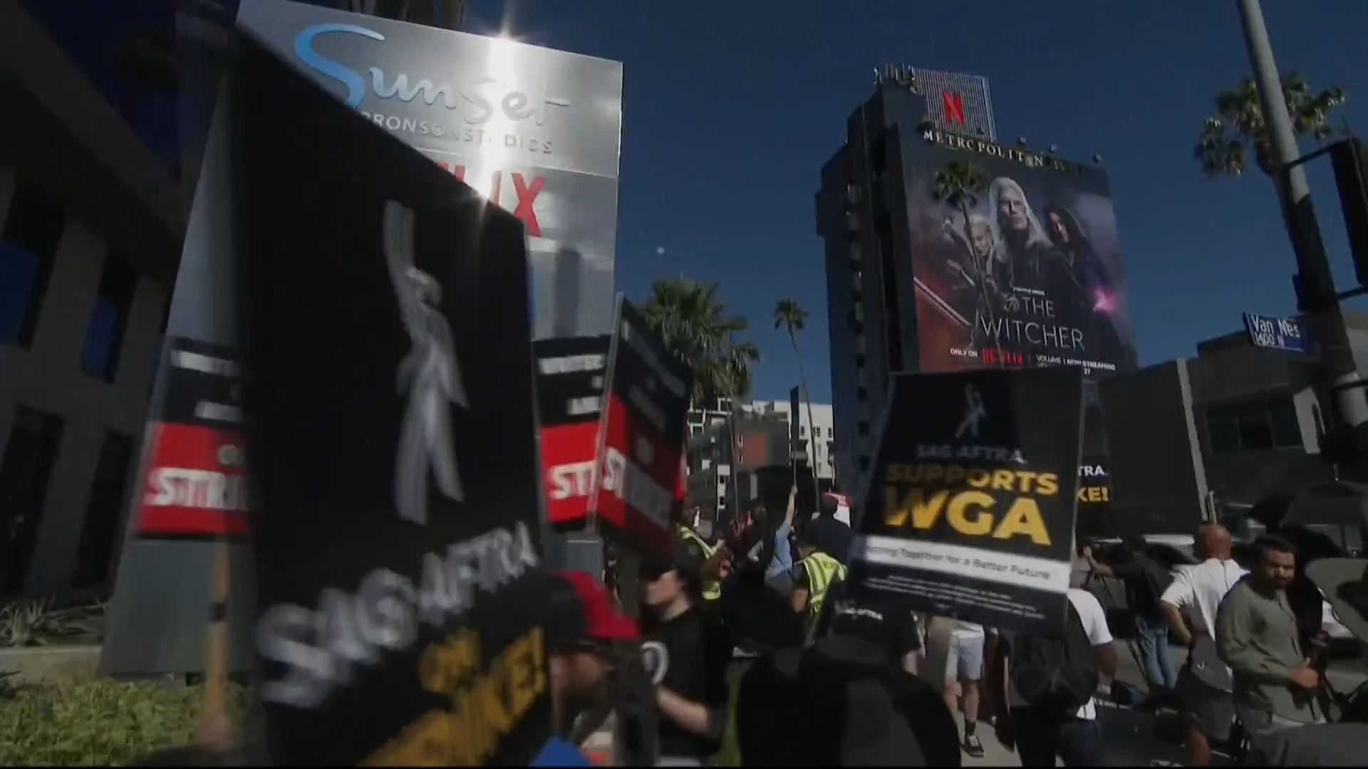Hollywood Production At Standstill Amidst Actors' And Writers' Strike Hollywood Production At Standstill Amidst Actors' And Writers' Strike